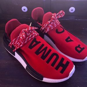 Red and Black NMD Human Races